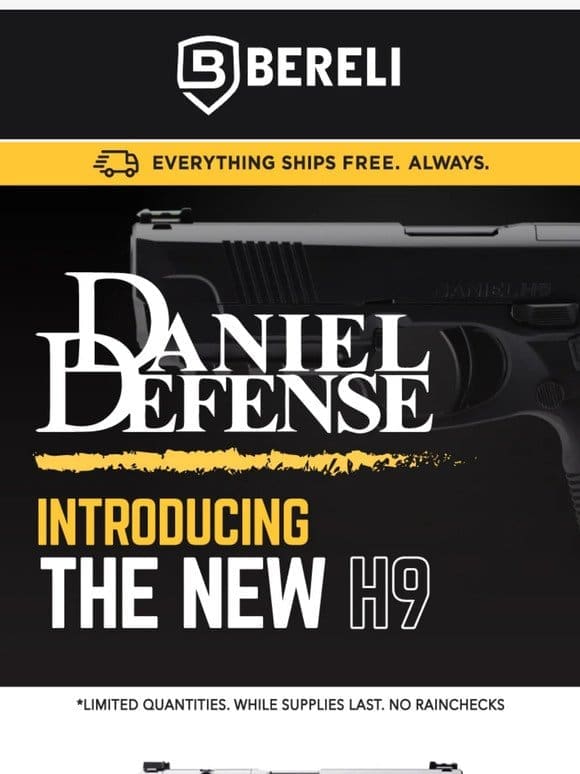 ⚡New To The Lineup⚡Daniel Defense H9! Get It Here First