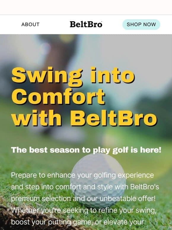 ⛳️ BeltBro = Your Ultimate Golfing Companion