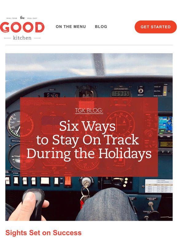 ✅ 6 Ways to Stay on Track at the Holidays