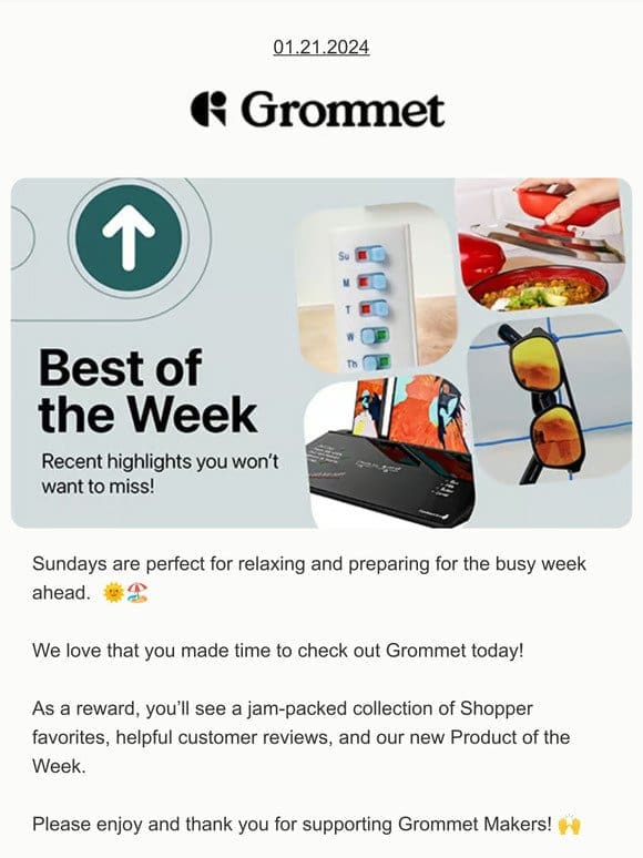 ✅ The Best of Grommet from the past 7 days