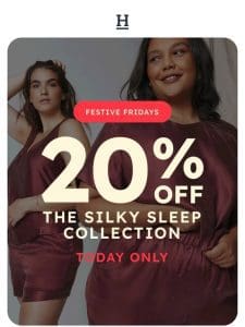 ✨ Festive Friday Deal ✨ 20% off Silky Sleep