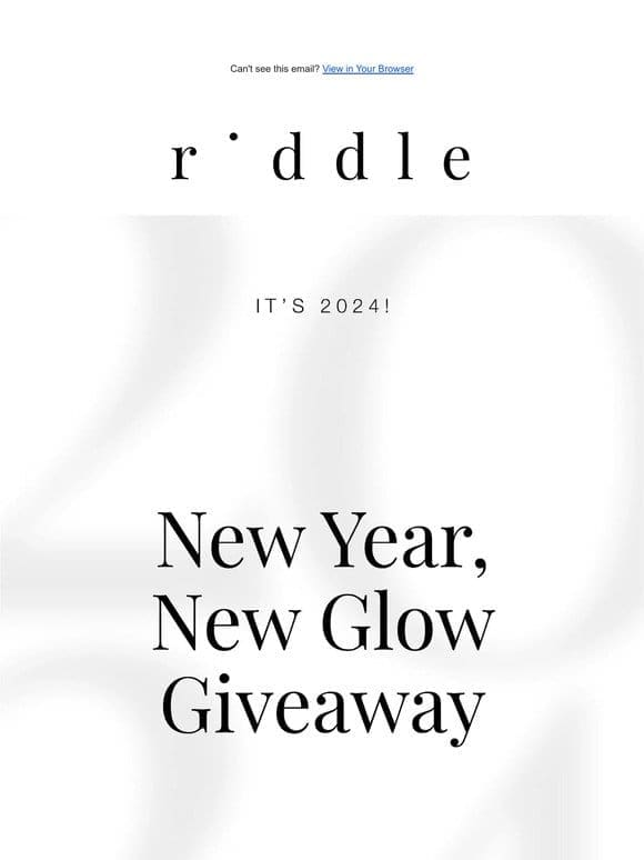 ✨ New Year Giveaway ✨