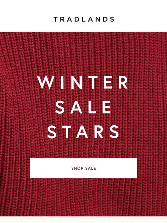 ✨ Winter Sale Stars ✨