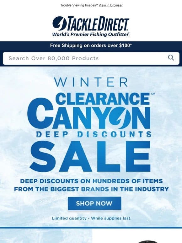 ❄️❄️ Winter Clearance Canyon Sale