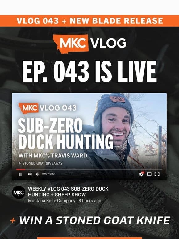 ❌ Subzero Duck Hunting – Vlog: 043 is LIVE!