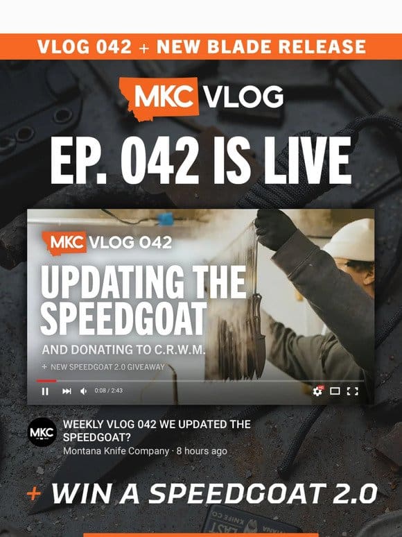 ❌ Updating The Speedgoat – Vlog: 042 is LIVE!