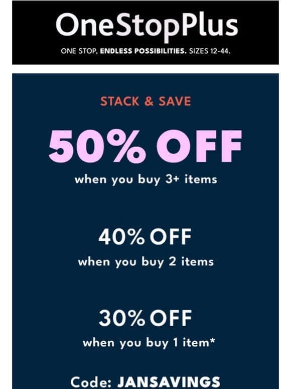 ❗ 30% off 1 item❗ 40% off 2 items ❗50% off 3+ items❗