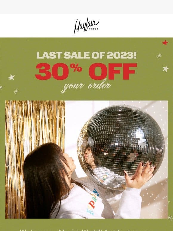 ❗❗OUR LAST SALE OF THE YEAR- 30% OFF SITEWIDE❗❗