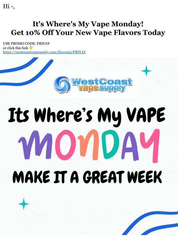 ❤️ We Found Your New All Day Vape   10% Off Sitewide