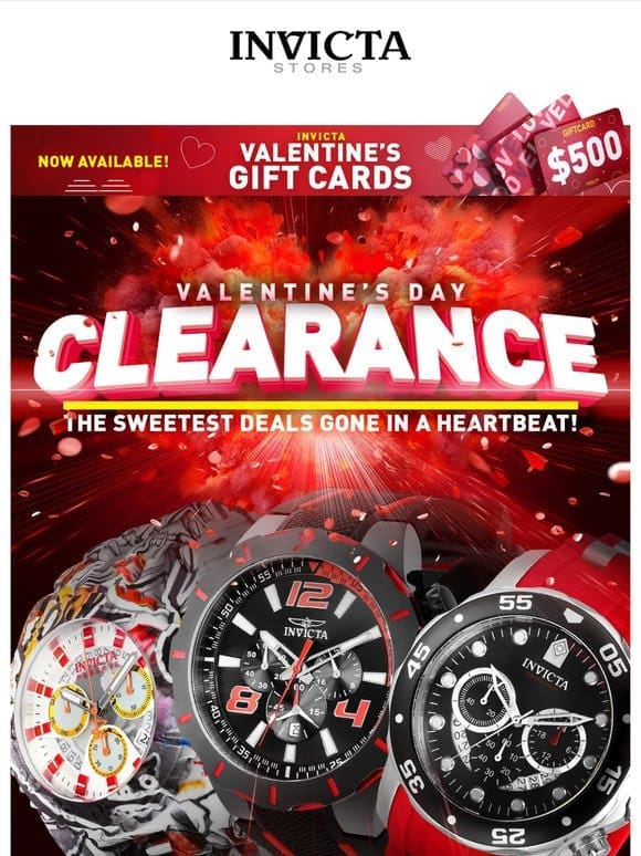 ❤️‍  CLEARANCE Deals Are HOTTER Than Your Ex