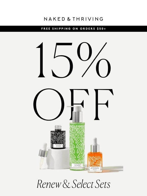 ⭐ 15% OFF Our Bestselling Serum