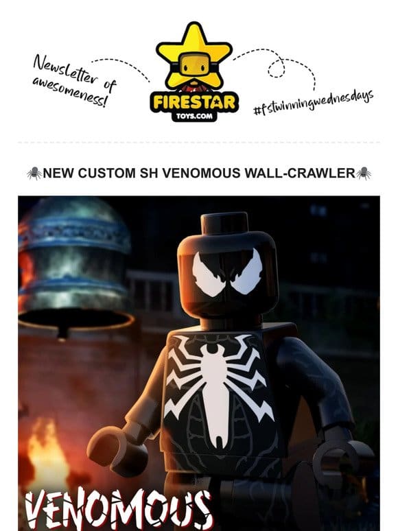 ️ Dive into the Web of Excitement: Introducing the SH VENOMOUS WALL-CRAWLER