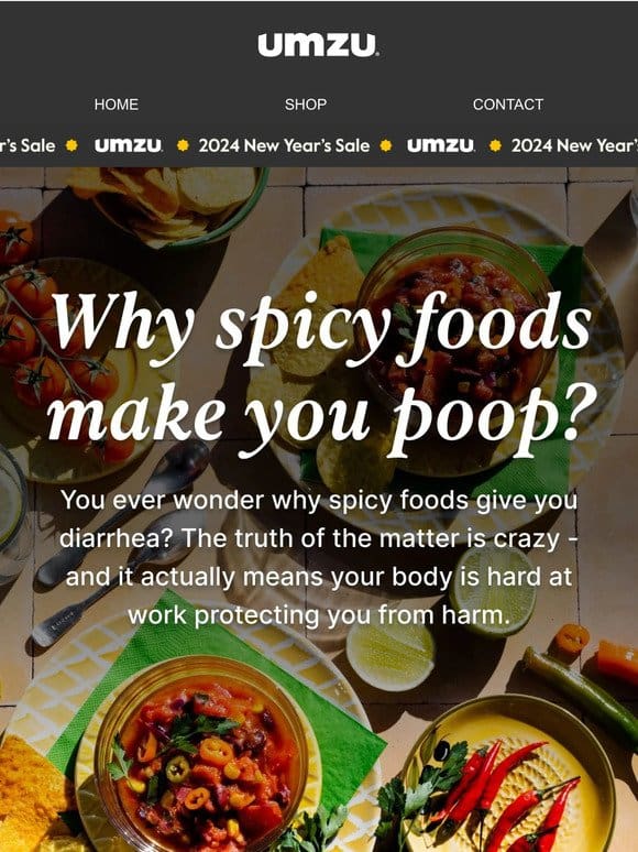 ️ Ever Wondered Why Spicy Foods Make You Dash to the Bathroom?