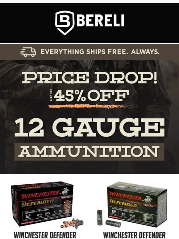 ️ NEW Low Prices On ALL 12 Gauge Ammo