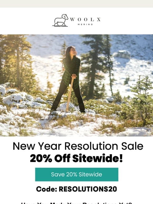 ️ New Year Resolution Sale!