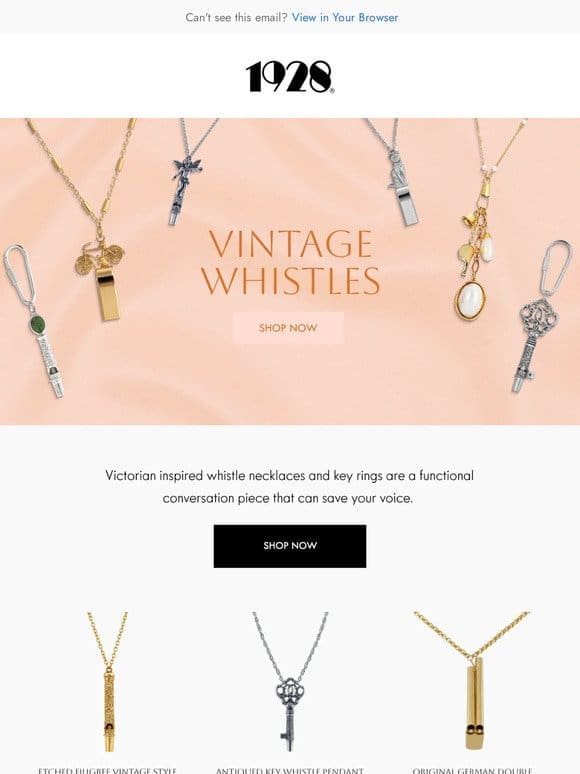 ️ Vintage Jewelry Whistles