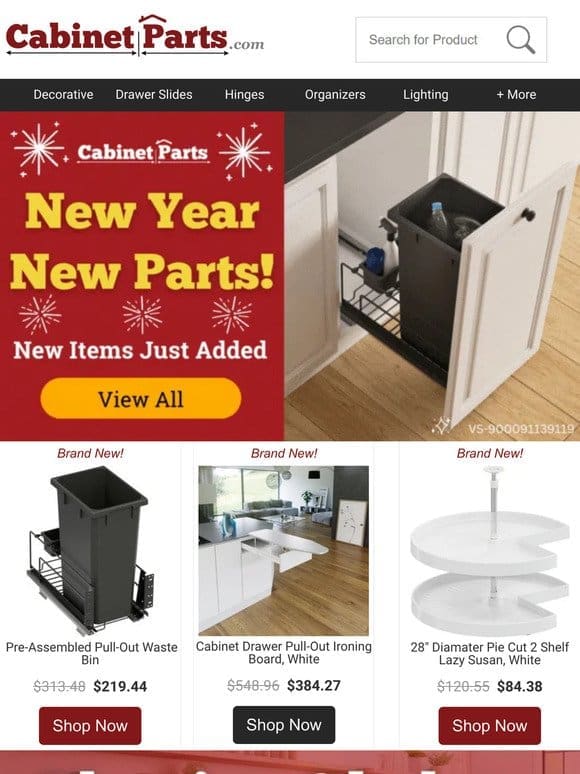 ️New year， new cabinet parts  ️
