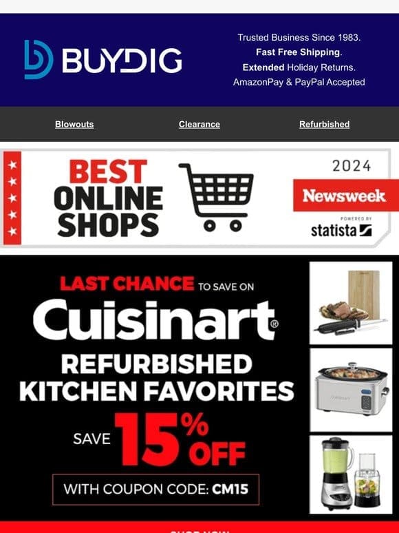 ️Shop and Save an Additional 15% OFF Cuisinart Faves