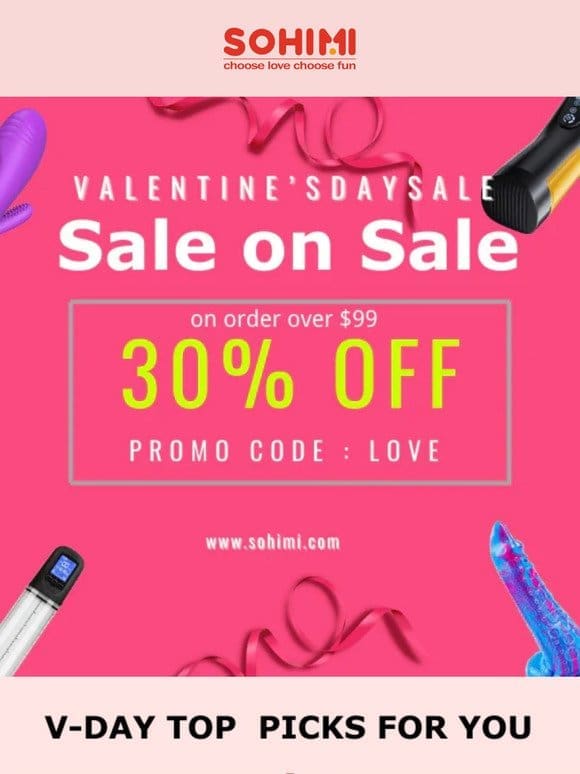 ️V-DAY BIG SALE|DOWN TO $19.99 + 30% OFF， Don’t forget it!