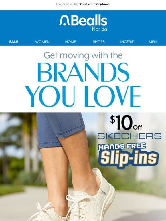 $10 OFF Skechers Hands Free Slip-ins