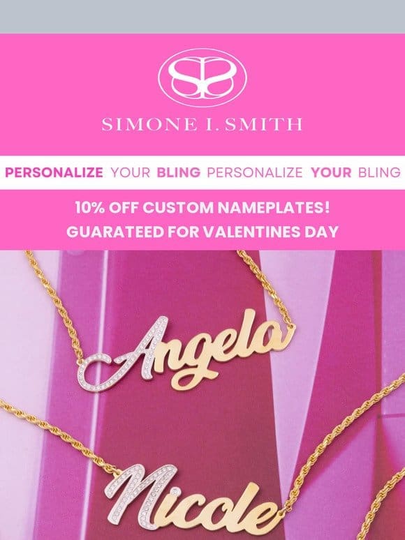 10% Off Custom Nameplates! Hurry， Ends Soon!