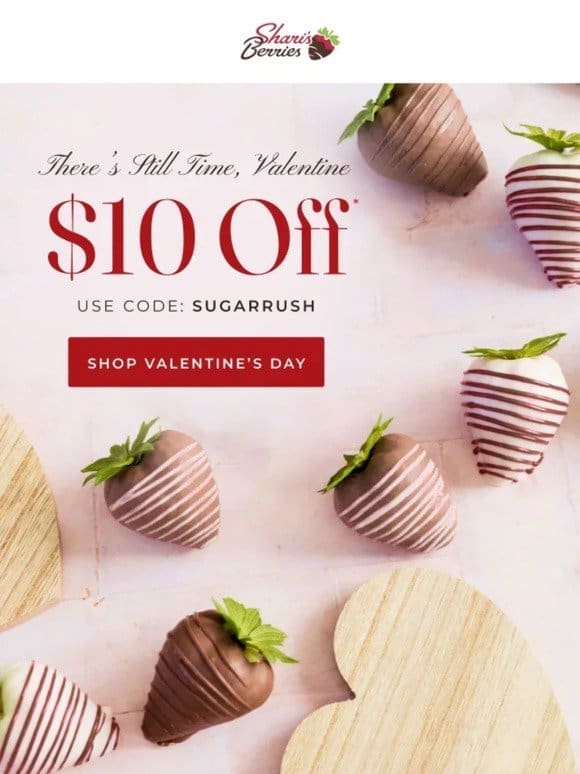 $10 Off Last Minute Valentine’s Day Gifts