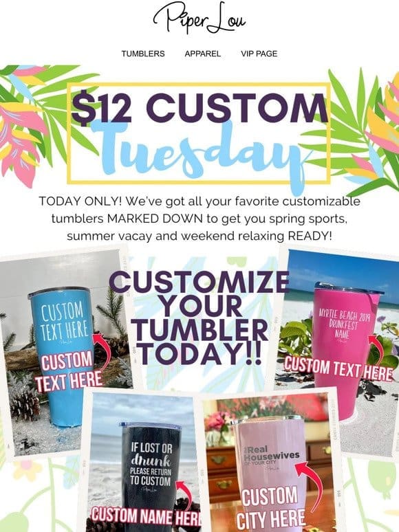 $10/12 Tuesday is ALMOST OVER!