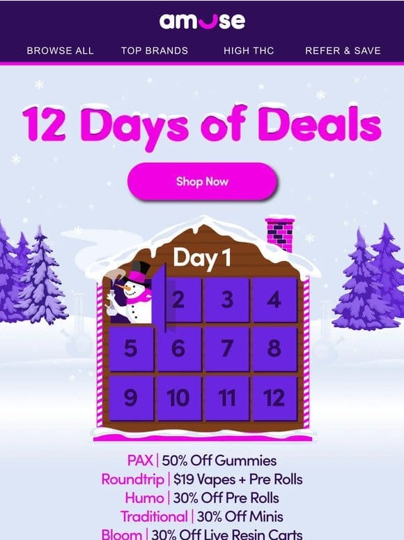 12 Days Of Deals starts… NOW