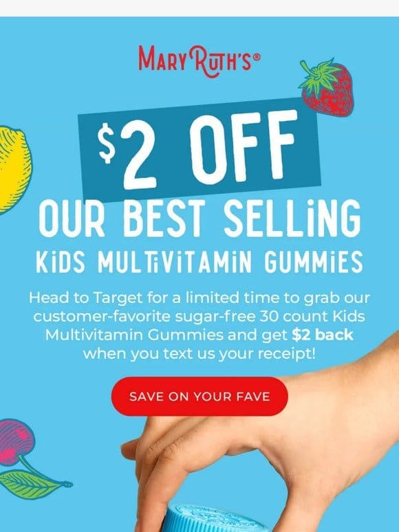 $2 off Kids Multi only at Target