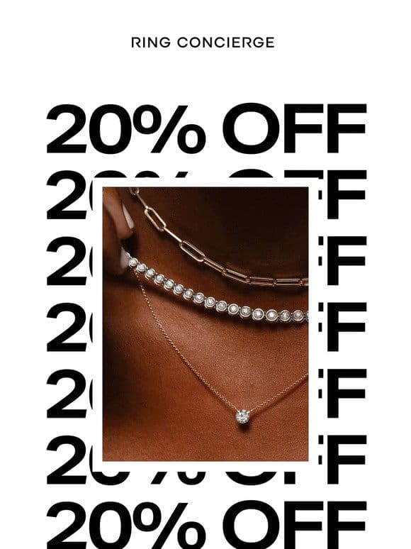 20% off sitewide is on NOW