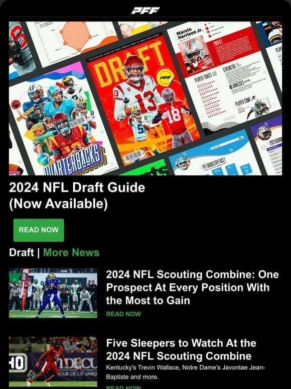 2024 NFL Draft Guide， Scouting Combine Watchlist and More