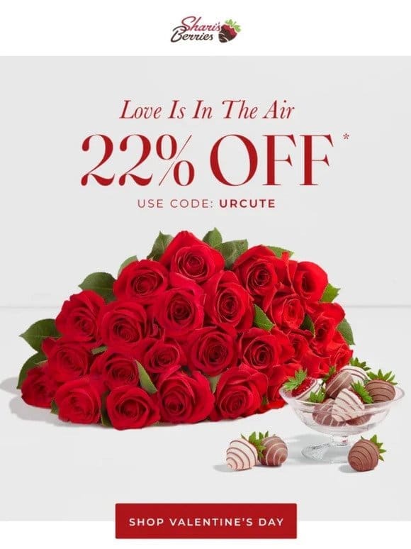22% Off The Hottest Valentine’s Gifts