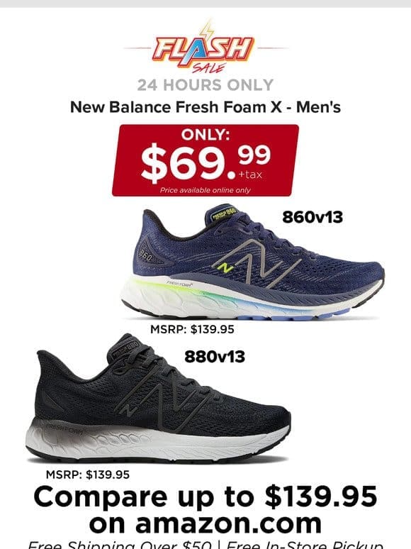 24 HOURS ONLY | NEW BALANCE MENS SHOE | FLASH SALE