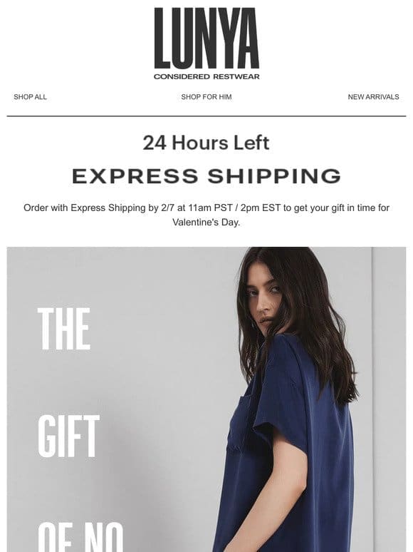 24 hours left: Express Shipping