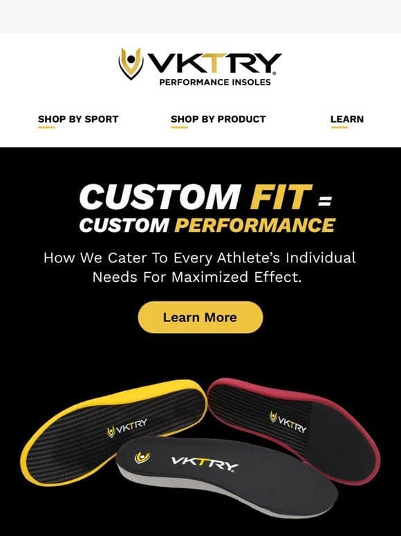 3 ways we personalize your VKTRY Insoles