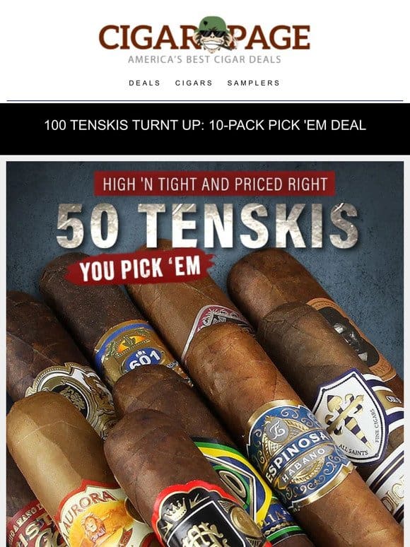 $3.90 top o’ the tenskis