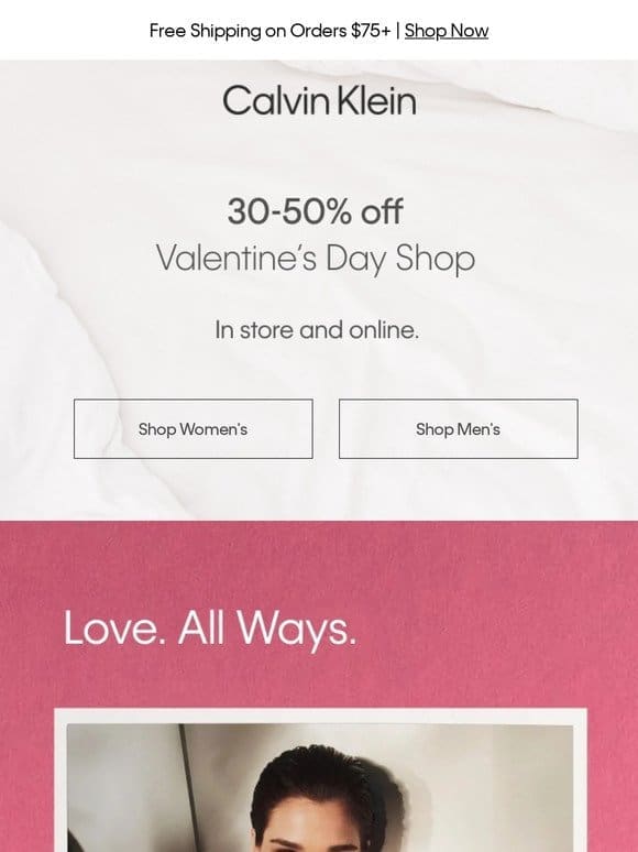 30-50% off Valentine’s Day Gifting