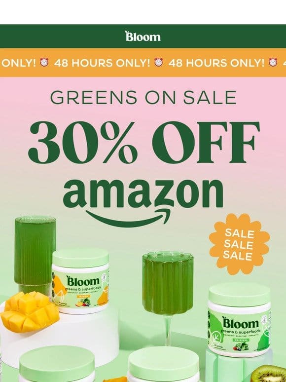 30% OFF GREENS