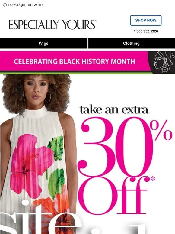 30% OFF…Even Sale & Clearance?