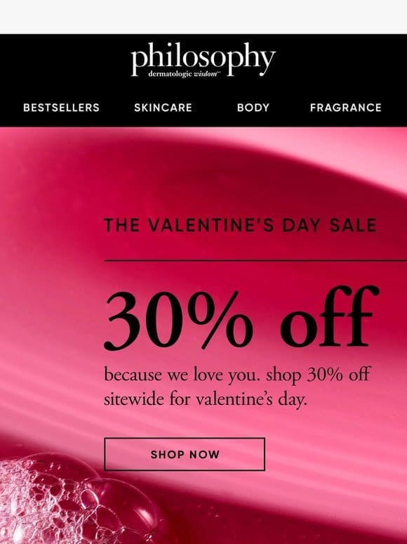 30% Off Gifts For You & Your Sweetheart