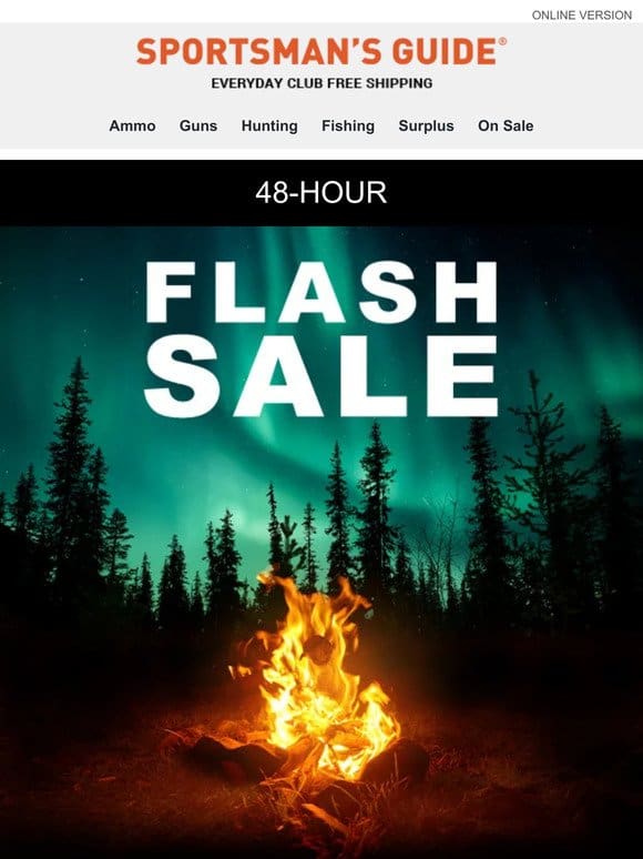 48-Hour Flash Sale: 15% Off Orders $150+