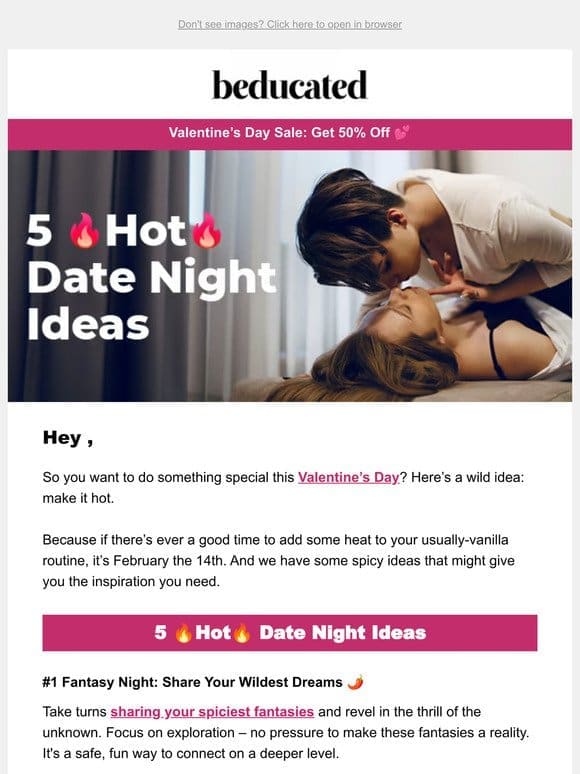 5 Red， Hot， Spicy Date Night Ideas