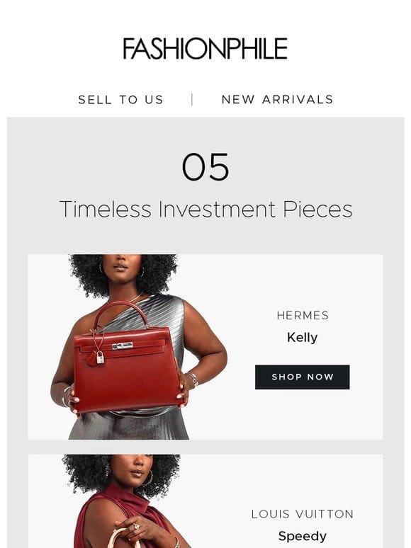 5 Timeless Investment Pieces