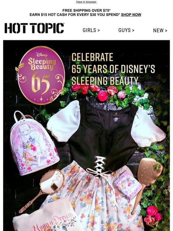 65 years of Disney’s Sleeping Beauty!   Dreamy styles inside