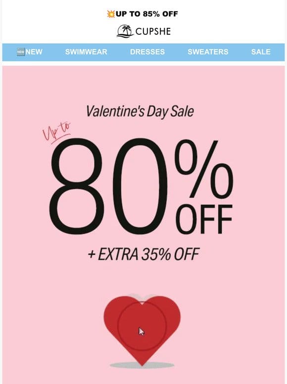 80% Off Weekend Sale & Extra 35% OFF