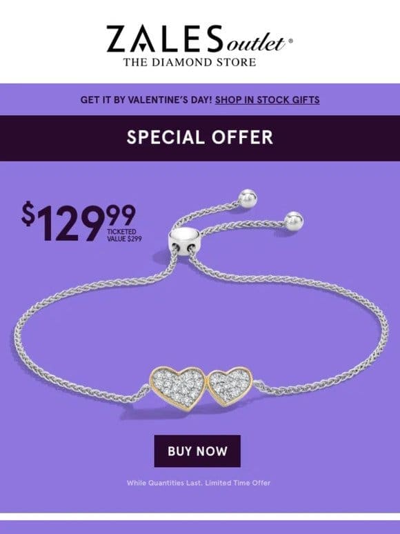 A Swoon-Worthy V-Day Gift for Just $129.99
