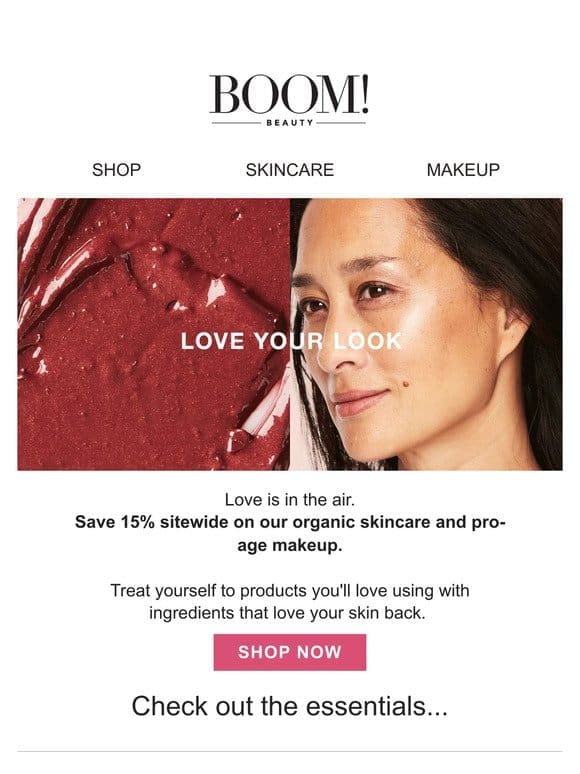 A little love note: 15% off just for you!