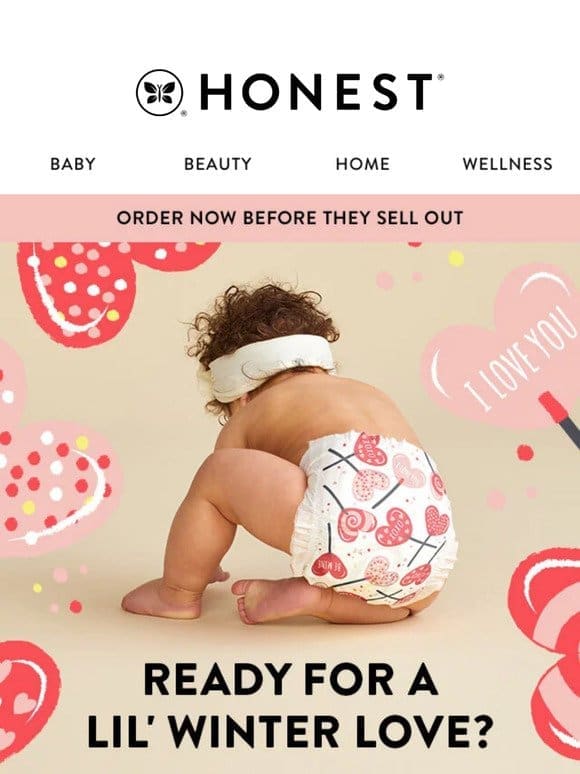 ALERT! V-Day Diapers are Selling Out In Record Time ⚠️