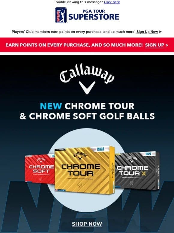 ALL NEW Callaway Chrome Tour Golf Balls