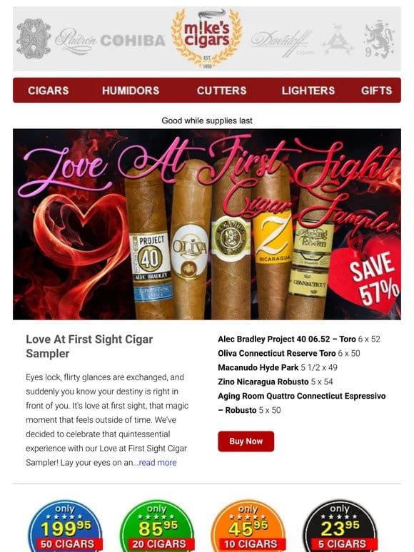 Act Now! Cigar Lovers Sale On Macanudo CAO & Punch End Today!!
